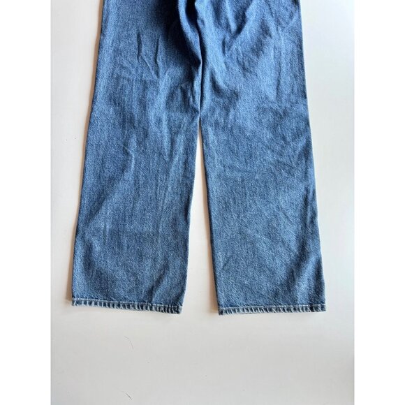 Aritzia SUNDAY BEST Jupiter 90's Medium Blue High Rise Wide Leg Jeans, Size 2 - Picture 7 of 16